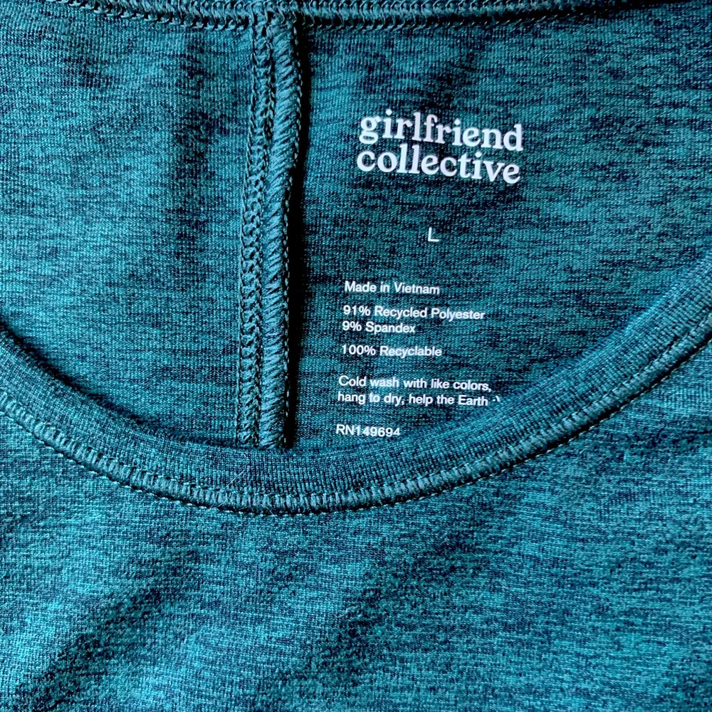 Semi cropped, long sleeve (meant to exercise but can worn casually!)